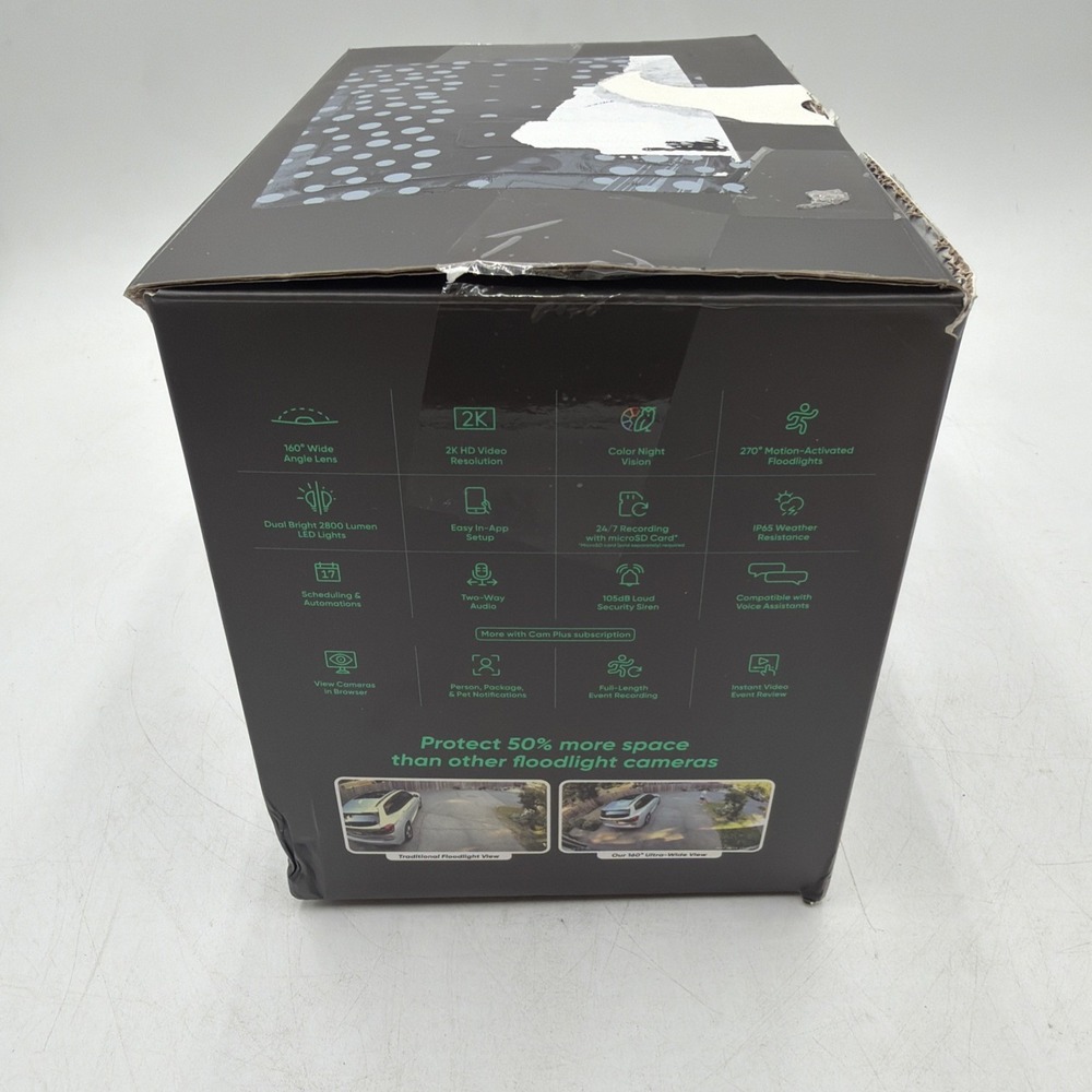 Wyze Cam Floodlight V2 Motion-Activated 2K HD Color Night Vision Camera - Picture 3 of 8